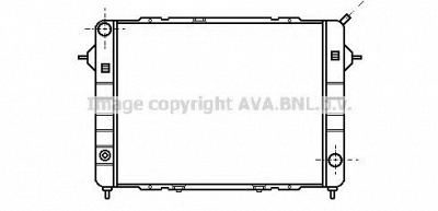 AVA QUALITY COOLING ol2098 -  Радиатор, охлаждение двигателя